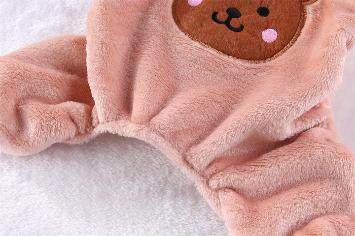 Cozy Pet Hoodie with Bear Design|Fall & Winter