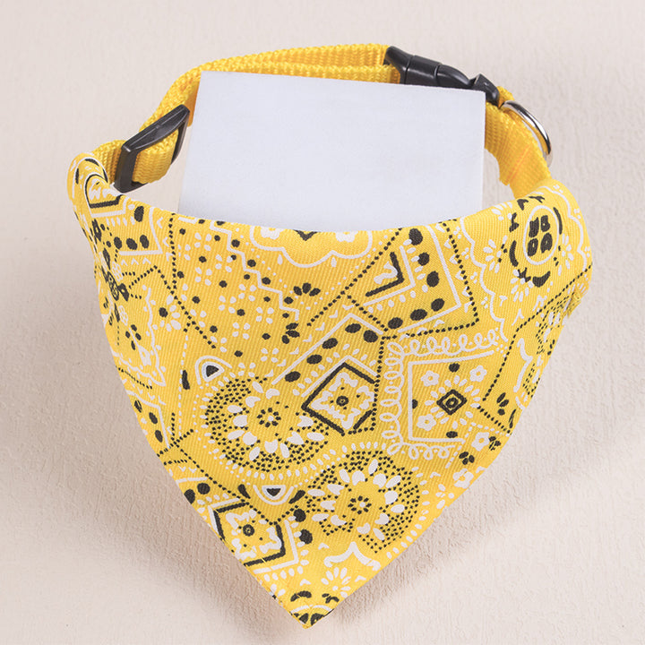 Floral print bandana for small dogs and cats (under 6.8 kg)