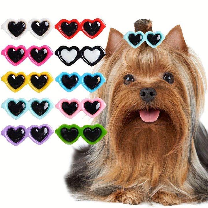 4 Pieces of Cute Pet Hair Accessories - Cute