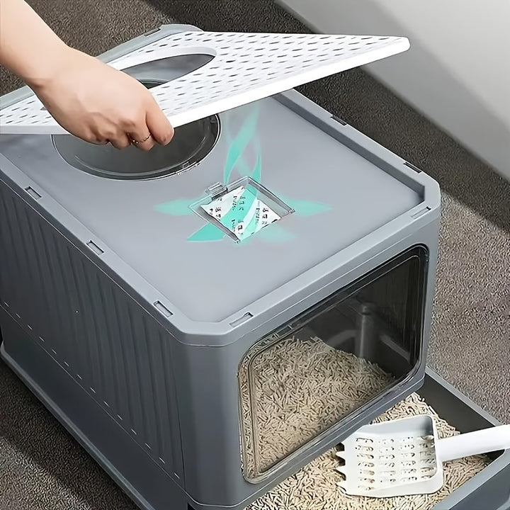 Closed cat litter box | Drawer and splash-proof design 🐾