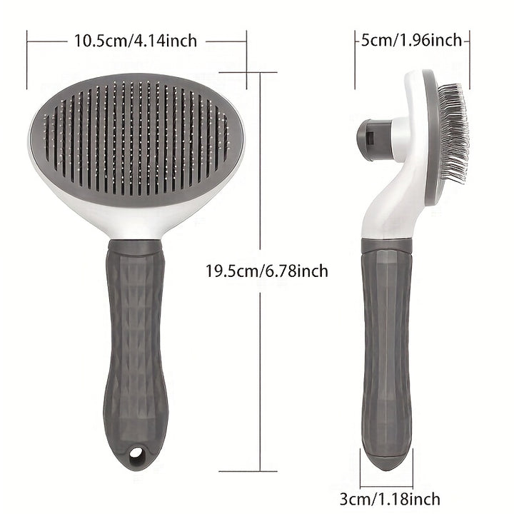 Brush set Self-cleaning stainless steel bristles