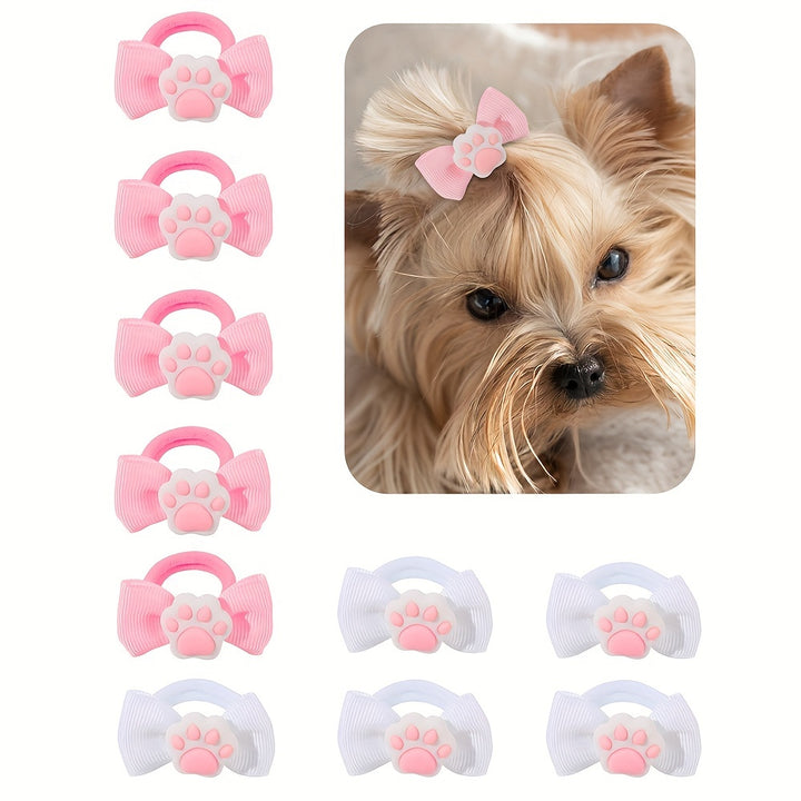 10 Pieces of Fancy Pet Hair Bows | for pets🐾