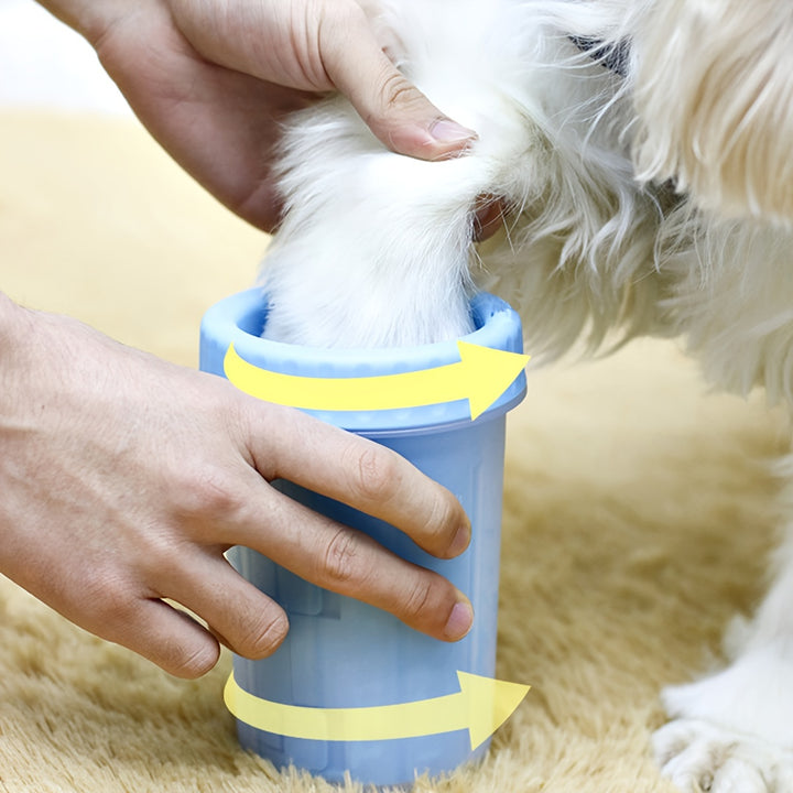 1pc Portable cup for washing pet feet - dogs and cats