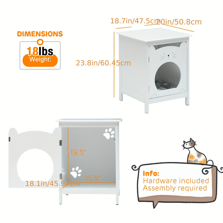 Cat litter box | Stylish and functional pet house 🐾