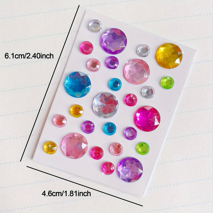 3 pcs Shiny 3D Diamond Stickers for Pets 🐾