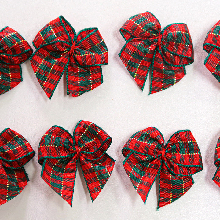 5 Pieces of Plaid Bow Hair Clips for Dogs | cute🐾