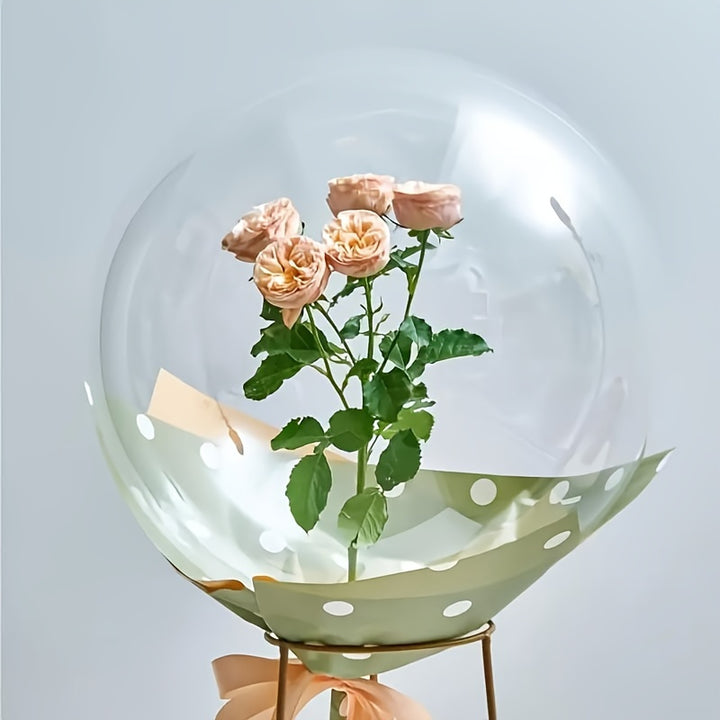 10pcs Large Transparent Bobo Balloons - 76.2cm Thick Clear Bubble Balloons for Weddings, Birthdays, Showers & More - Versatile Party Decorations, Best for Christmas