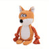 1pc squeaky plush dog toy for all breed sizes.