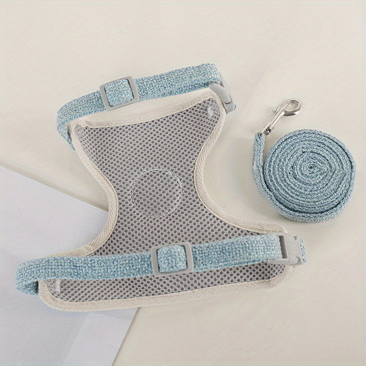 Breathable Dog Leash Vest for Small Pets 🐾