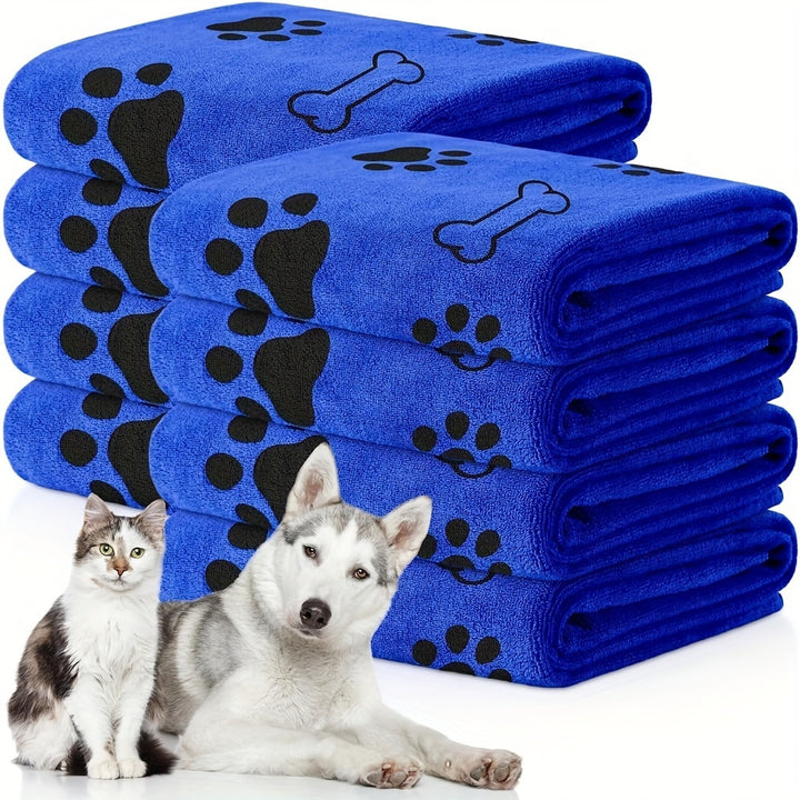 Super Absorbent Microfiber Dog Towel | Gray