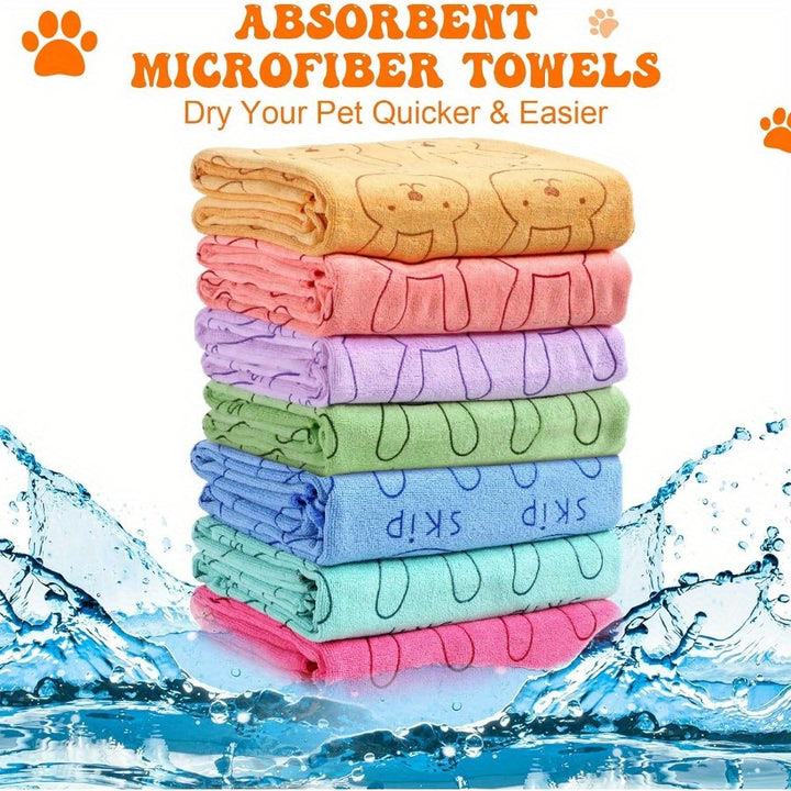 1pc Super Absorbent Microfiber Dog Towel Perfect for Pets