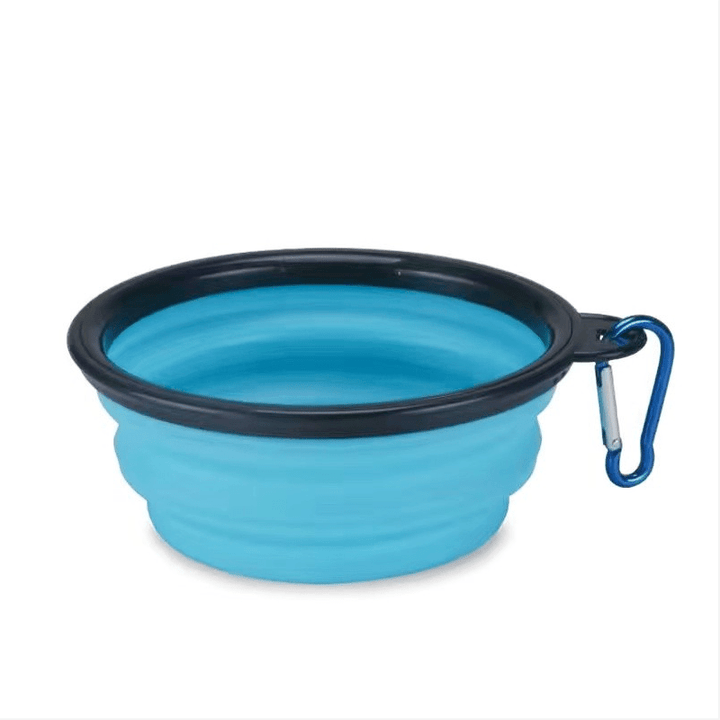 Portable Pet Food Bowl: Foldable & Durable TPR Bowl For Dogs & Cats