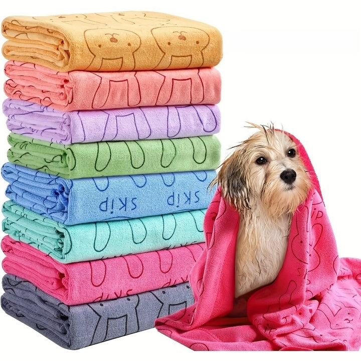 1pc Super Absorbent Microfiber Dog Towel Perfect for Pets