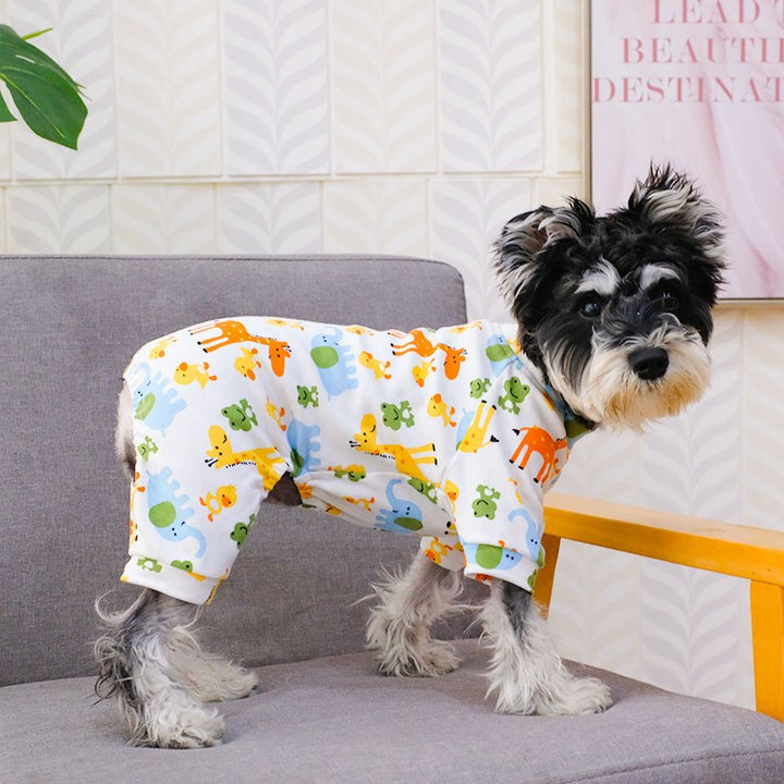 Cute print dog pajamas for small breeds 🐾