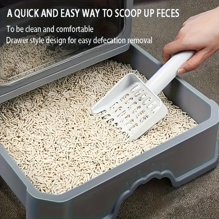 Closed cat litter box | Drawer and splash-proof design 🐾