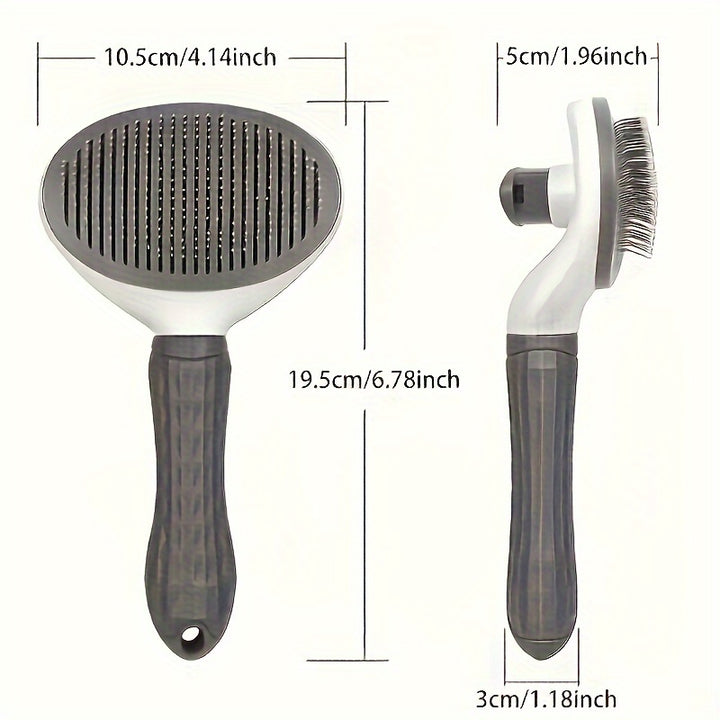 Dog and Cat Cleaning Face Comb, One-Button Hair Removal, Automatic Hair Removal, Pet Hair Removal Massage Comb, Cat and Dog Needle Comb Beauty Cleaning Brush, The Best Gift for Pets