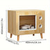 Wooden Cat Litter Box and Nightstand multifunctional 🐾