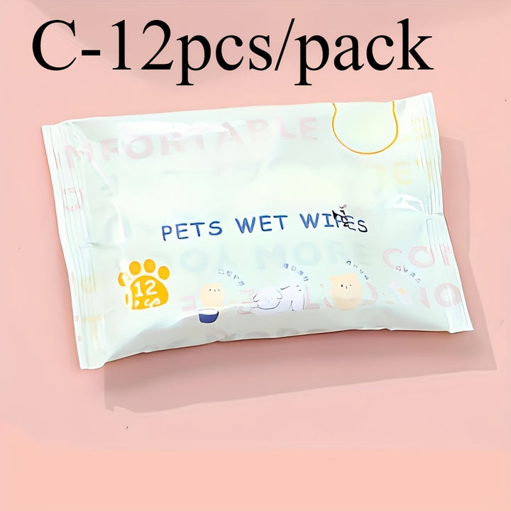 Wet wipes for eye, nose and paw care for all breeds