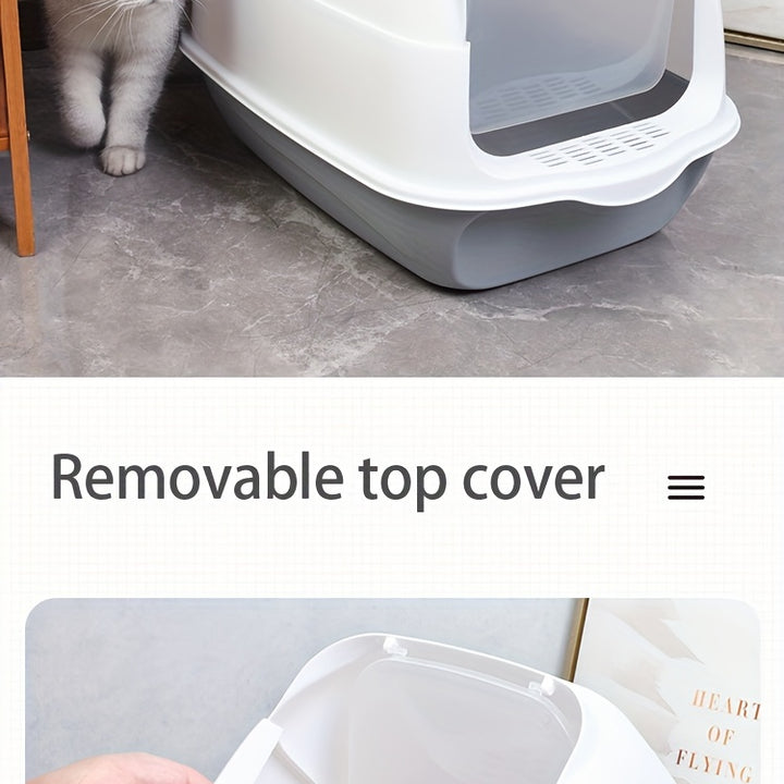 Closed cat litter box| Odor blocking and leak proof 🐾