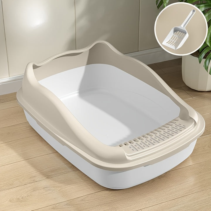 Large Semi-Enclosed Litter Box for Cats | Anti-splash 🐾