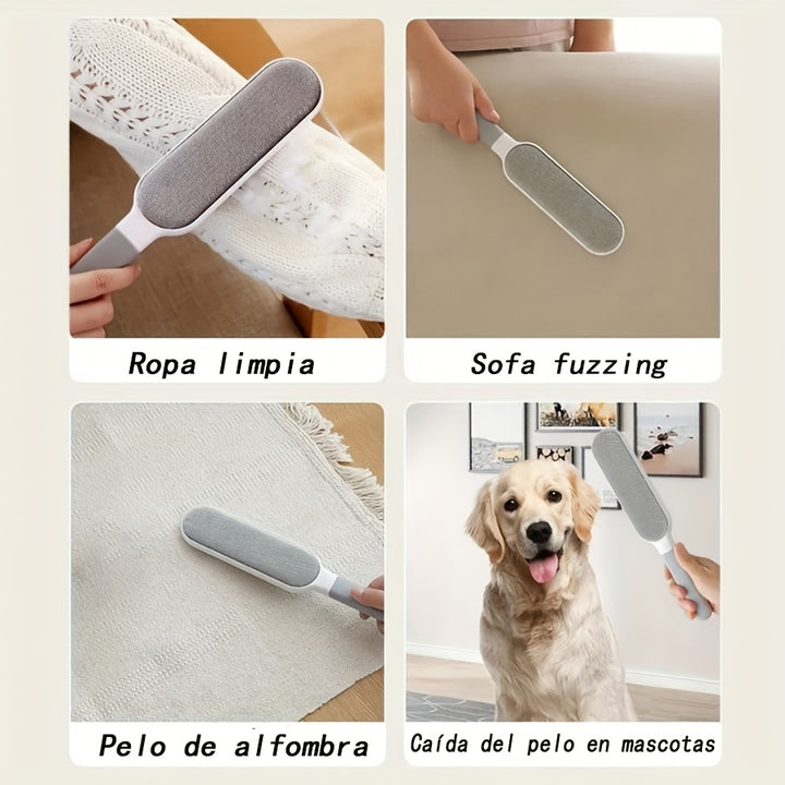 Double Sided Reusable Pet Hair Remover Brush