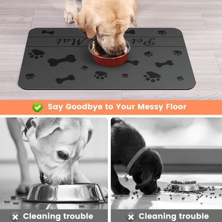 Ultra Absorbent Dog Feeding Mat | Quick drying 🐾