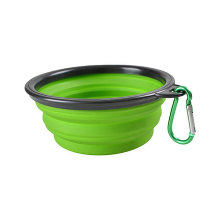 Portable Pet Food Bowl: Foldable & Durable TPR Bowl For Dogs & Cats