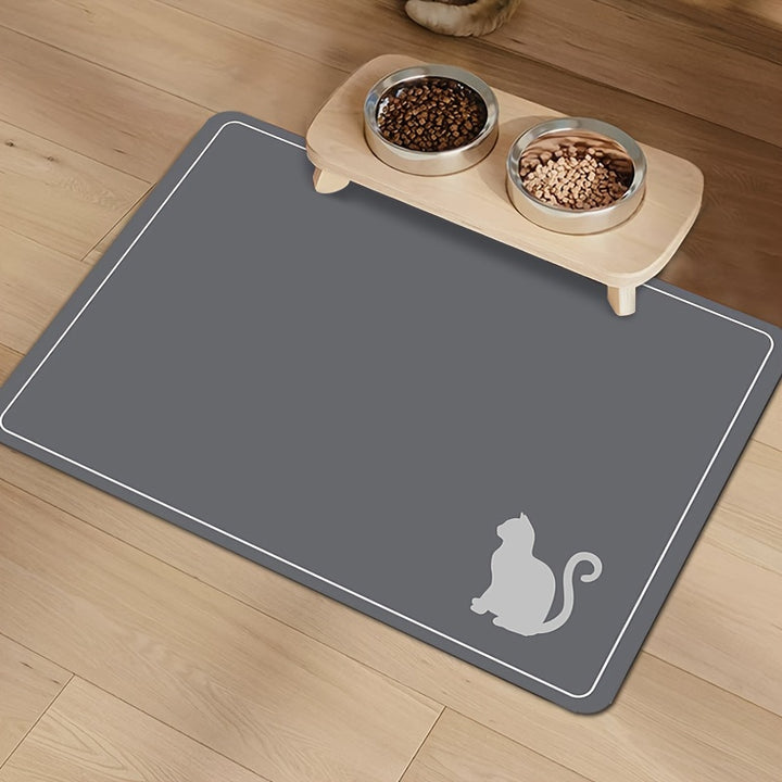 Pet Mat Placemat Cat Dog Eating Cat Dog Bowl Mat Waterproof Non-slip Anti-urine Anti-leak Food Diatomite Mud Mat