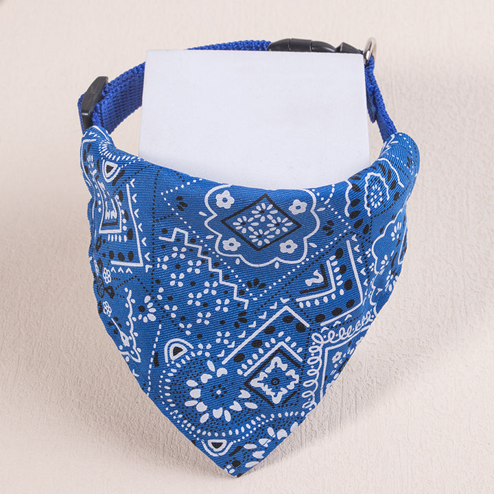 Floral print bandana for small dogs and cats (under 6.8 kg)