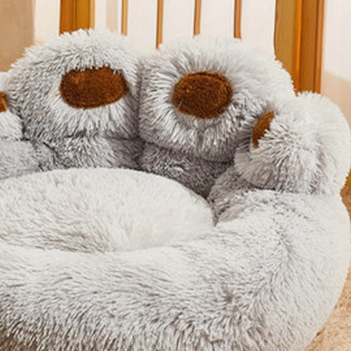 Soft Long Plush Cat kennel dog kennel winter warm pet bed Cat Bed Cat Mat Animals Sleeping Sofa Christmas Gift