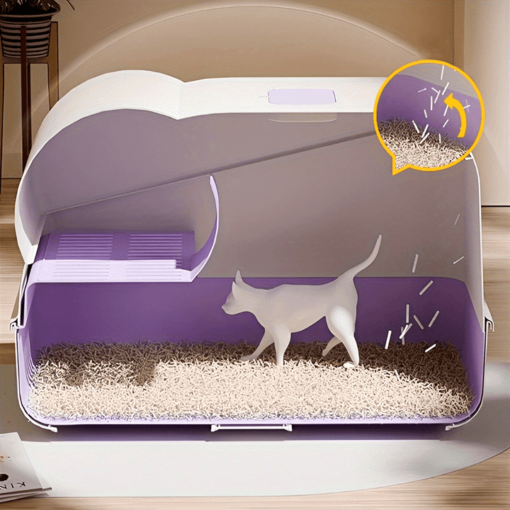 Closed XL cat litter box | Anti-splash and easy to clean 🐾