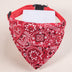 Floral print bandana for small dogs and cats (under 6.8 kg)