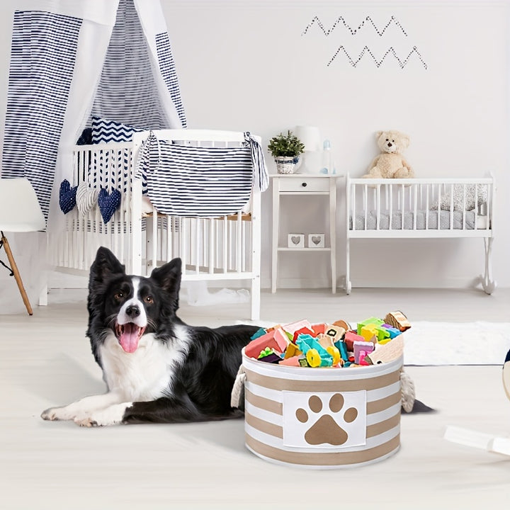 Beautiful Pet Toy Storage Box - Dogs and Cats