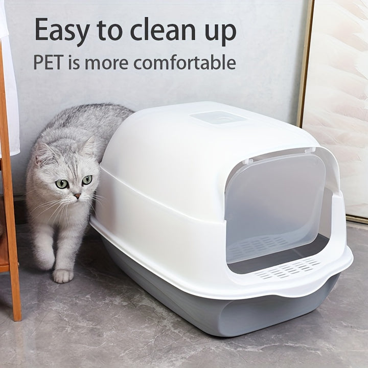 Closed cat litter box| Odor blocking and leak proof 🐾