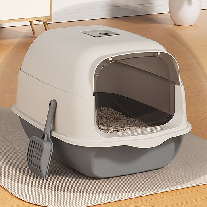 Closed cat litter box| Odor blocking and leak proof 🐾