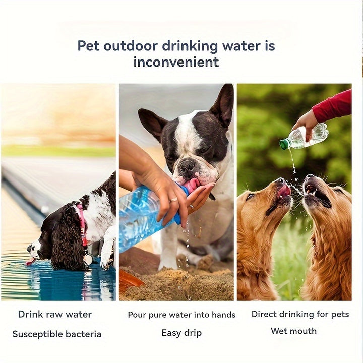 Portable Dog Water Bottle with Food Storage 🐾