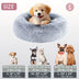 Calming Dog & Cat Bed, Donut Cuddler Warming Cozy Soft Round Bed, Fluffy Faux Fur Plush Cushion Bed For Small Medium And Large Dogs And Cats (40.64cm/50.8cm/60.96cm/71.12cm/78.74cm/99.06cm) Christmas Gift