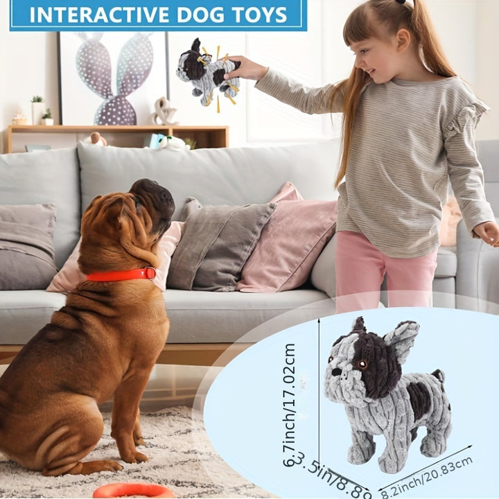 Standing Fighting Dog Toy | Interactive pet fun 🐾