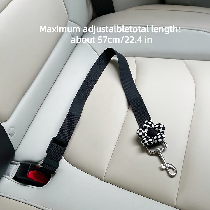 Adjustable pet seat belt |for dogs and cats 🐾