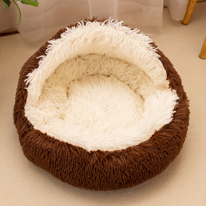 Removable plush pet bed |Cozy and warm for pets🐾