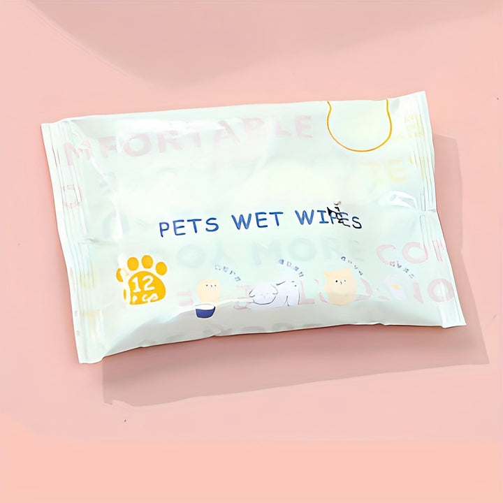 Wet wipes for eye, nose and paw care for all breeds