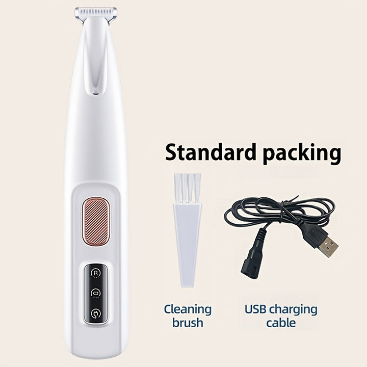 Pet Grooming Clippers with LED Light Support, Safe Low Noise, USB And Battery Longevity.