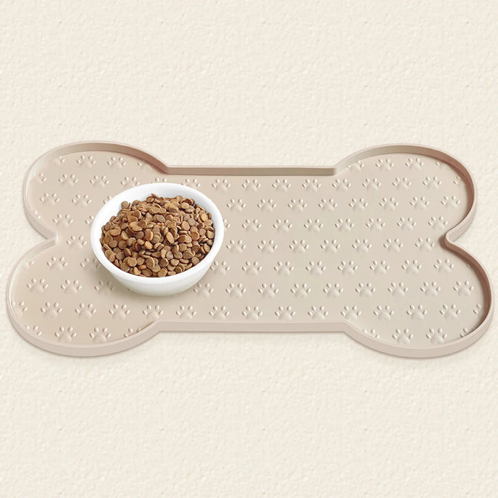 Pet Feeding Mat Silicone Dog Food Mat Anti-Slip And Waterproof Dog Bowl Mat,Thickened Dog And Cat Mat For Food And Water