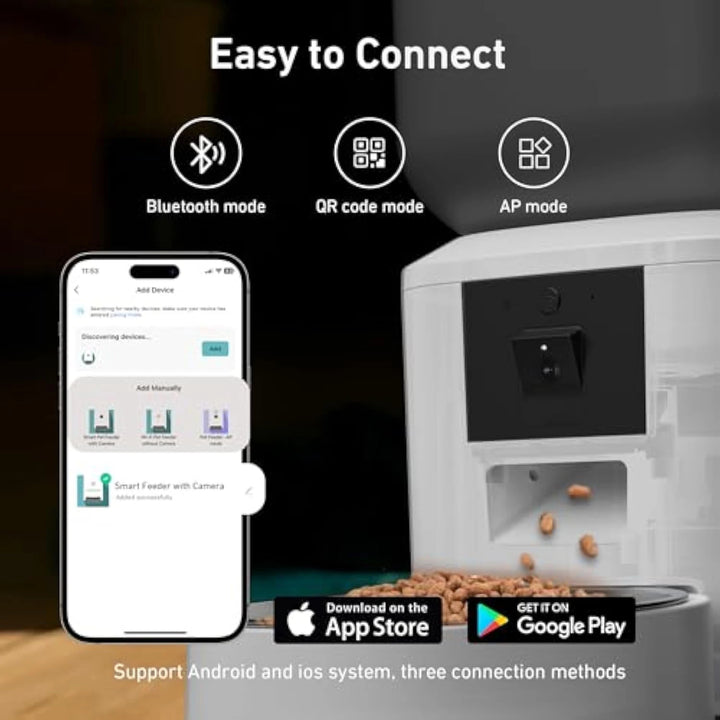 Furpipi 8L Smart Automatic Cat Feeder – Camera