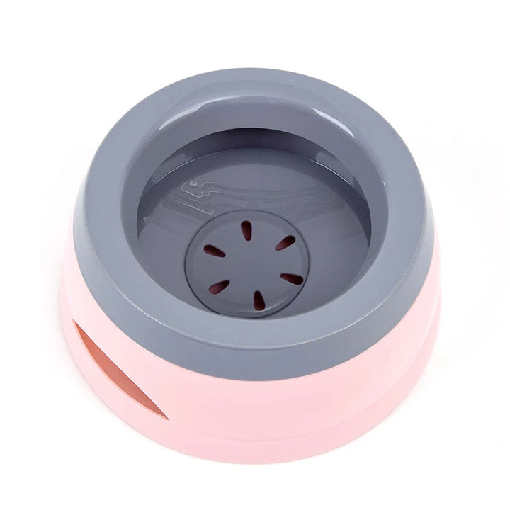 Floating, non-wetting pet dog and cat bowls