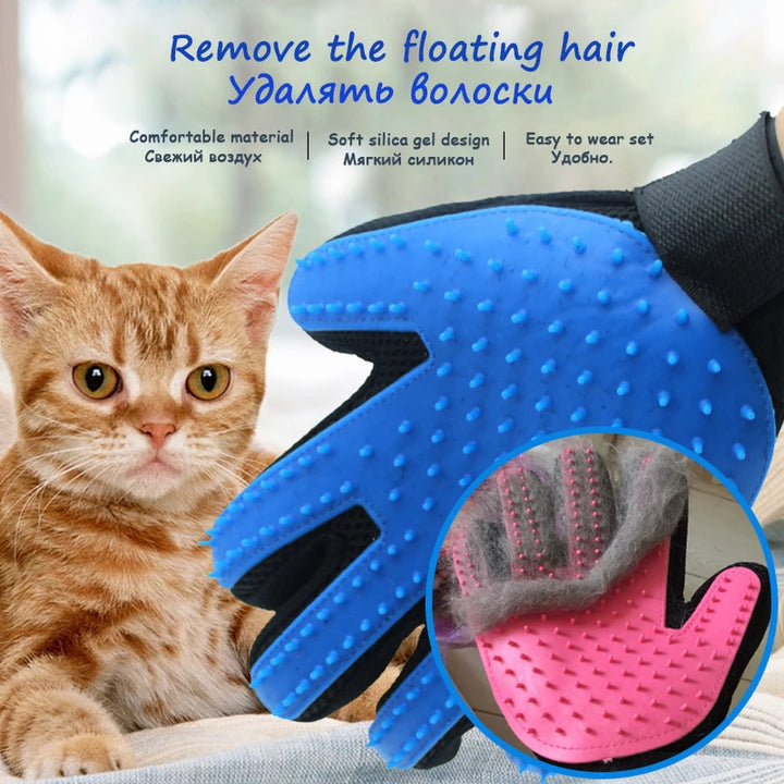 Pet Hair Glove Dog and Cat Comb Gloves