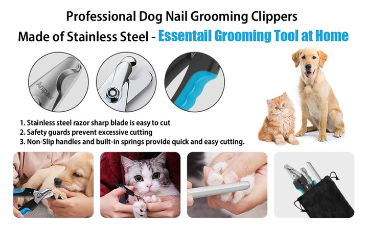 Professional Pet Nail Clipper – Stainless Steel