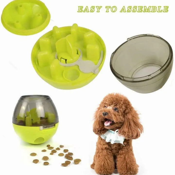 Interactive Dog Toys Slow Food Ball Food Dispenser IQ Treat Ball Smarter Pet Toys For Dogs Playing Training Balls Pet Supplies