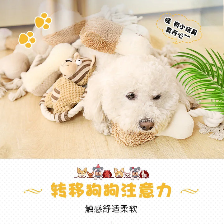 Pet Cotton Rope Toy for Dogs – Molar Teeth Cleaner