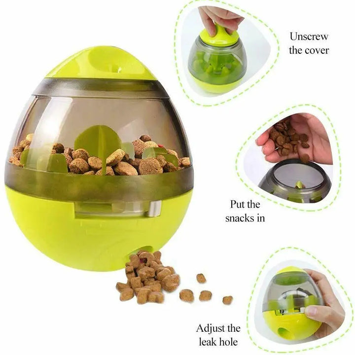 Interactive Dog Toys Slow Food Ball Food Dispenser IQ Treat Ball Smarter Pet Toys For Dogs Playing Training Balls Pet Supplies